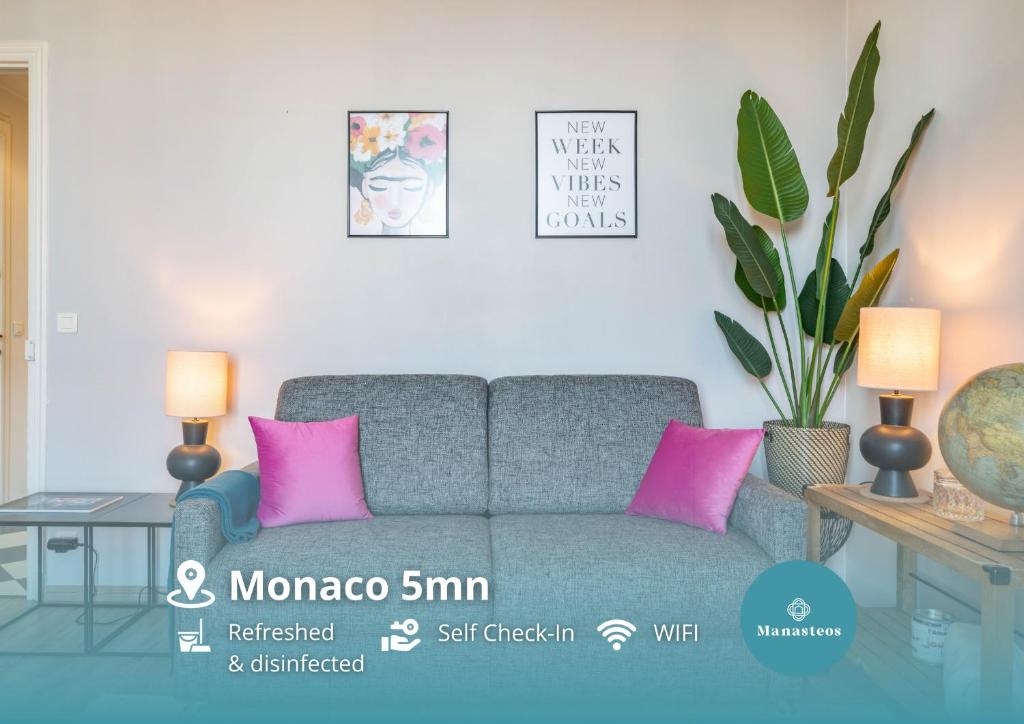 Monaco border, City-Center, Balcony Sea View