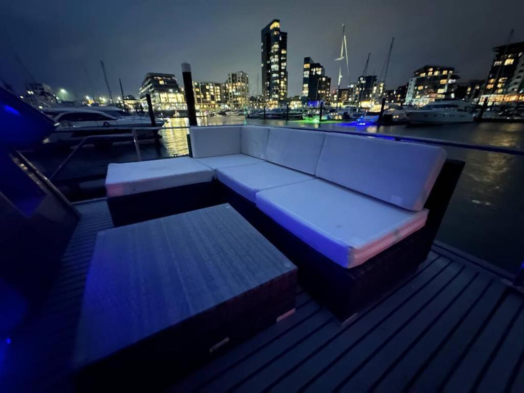 Yacht "X" - 44 foot modern yacht on 5 star Ocean Village Marina 'Warm & Cosy for Festive season'