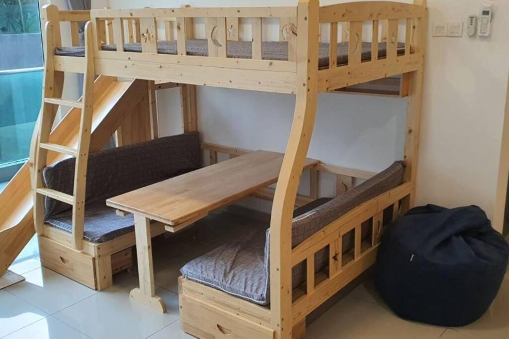 Kid Slide Family Apartment with 2 Bedroom + 2 Bath