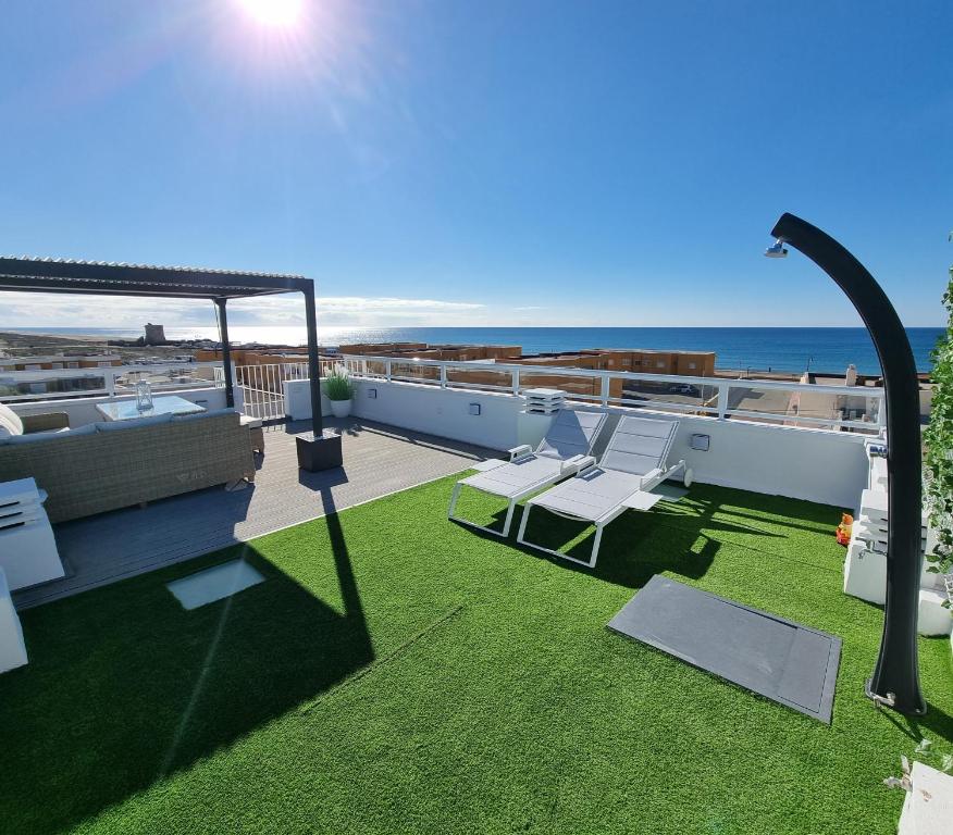 Ático Los Flamingos. Exclusive terrace with views