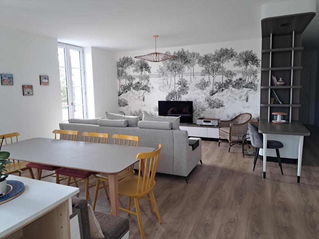 Superbe appartement T3 au centre plage .Parking
